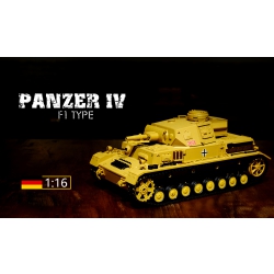 Czołg zdalnie sterowany ASG 1:16 German Panzer IV F-1 RTR 2.4Ghz - Heng Long 3858-1U